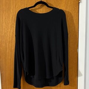 Athleta Classic Black Long Sleeve Top